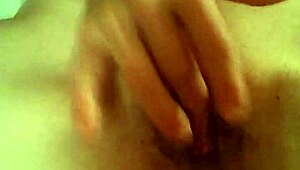 she gives a handjob, then gets fucked and filled with cum inside