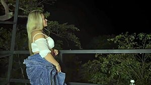 Big Cock Ghost Fucks Colombian Blonde With Big Tits And Ass Outdoors Cum In Mouth Karen Sleent