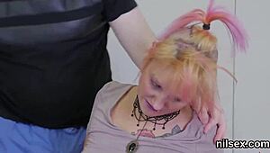 Horny Kitten Faces Painful Anal Asylum Therapy