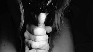 I experience intense orgasms from blowjobs on my small tits