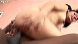 Asian Yuki Takes Big Black Cock