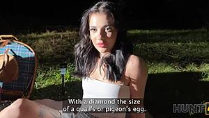 hunt4k teen 18+ chloe heart was seduced and taken in public in front of her bf