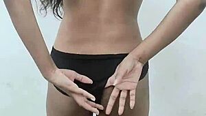 Solo Indian Girl Enjoys Her Boobs And Pussy!