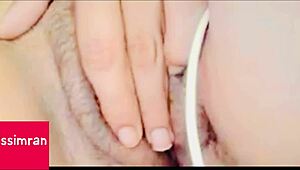 Misslaila Caught Fingering Her Wet 18+ Pink Vagina in Homemade Amateur Scene