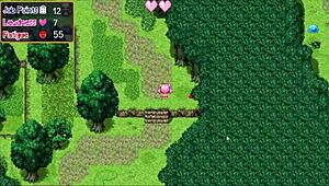 Noelle, a Cute Petite Asian Teen, Does Her Best in an Anime Scene with Natural Tits and Big Ass