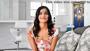 stoked to have big cock destroy my pussy for first scene