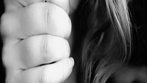 I experience intense orgasms from blowjobs on my small tits