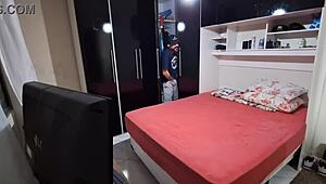 cuckold husband invites friend to watch and join wife sex