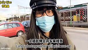 behind the scenes with tgirl getting ready for shoot 😘