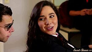 Classy Babe Rides Dick Passionately In Taboo Fantasy Scenario