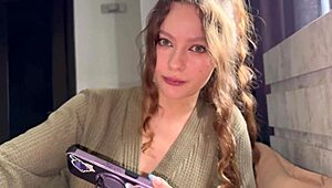 Step aunt catches me jerking off and offers her ass instead