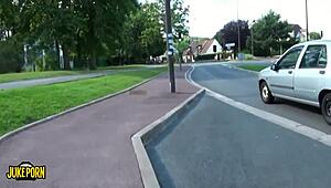 burning brunette milf sucks good cocks in casual facial scene