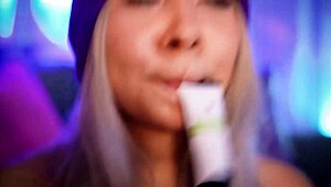 beautiful colombian blonde, why do you love sucking cock so much?