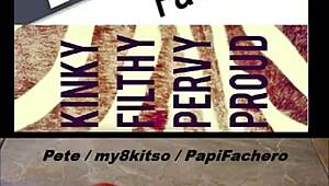 Pervy papifachero enjoys how muscle alive shorts grab his cock and cum tanks, woof, they were meant for the