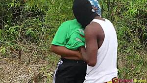 walking in the village leads to hot outdoor fuck with big ass