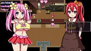 Noelle, a Cute Petite Asian Teen, Does Her Best in an Anime Scene with Natural Tits and Big Ass