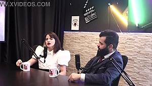 Lady snow and lord kenobi in sheer red lingerie explore passionate sex after overcoming market struggles and pregnancy in brazilian amateur compilation