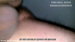 young brazilian wife tries swing house for the first time