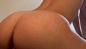 gray beanie babe gets pounded hard in doggystyle fuck!