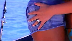 A Sensual Lesbian Intercourse on the Boat with Kissing and Licking 😘