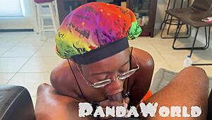 Ghetto bonnet ebony whore, worship my big black cock like the submissive slut you are.