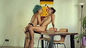 Girlfriends Explore Penetration With Strap-On