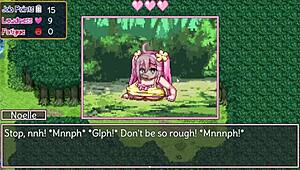 Noelle, a Cute Petite Asian Teen, Does Her Best in an Anime Scene with Natural Tits and Big Ass