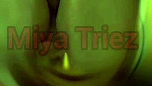 miya triez asks, 'want to see my pov strip tease as a teasing housewife with big natural tits?'