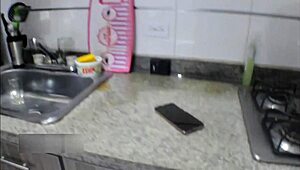 Tricking Horny Stepmother Loving Blindfolded Fucking, Pretending to Be Her Husband