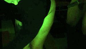 Feeling the thrill of getting busted while fucking publicly in the hotel cafeteria