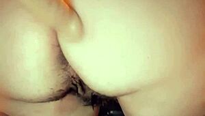 BBW anal stretching with huge toys compilation