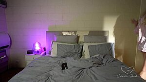 charlie forde sends sensual nudes while fingering pussy in bed