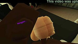 Roblox Snowbunny Cheats On Boyfriend With Big Black Cock In Fan Session