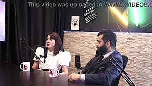 Lady snow and lord kenobi in sheer red lingerie explore passionate sex after overcoming market struggles and pregnancy in brazilian amateur compilation