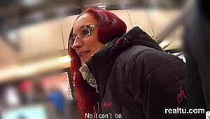 flawless czech cutie gets teased in the hypermarket and filmed in pov