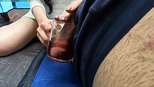 redhead rides big cock in hardcore interracial fuck