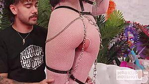 Brunette hooker jennifer white gets addicted to nade nastys nasty anal fucking