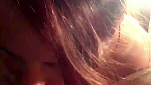 wife sucks cock deep down throat wife deepthroats husband in bedroom intense sucking action with saliva