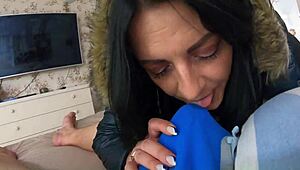 Preview-Milfycalla- Deep Blow-Job While Wearing Fur Hooded Puffer Jackets 202