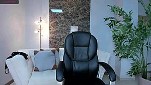 woman performs intimate show on live stream