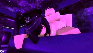 making my girlfriend moan hard until i cum inside her bent over