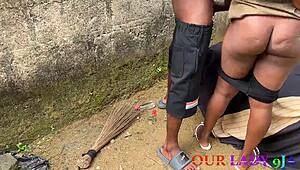 Naughty Uganda Girlfriend's Wild Chair Sex On First Naija Visit