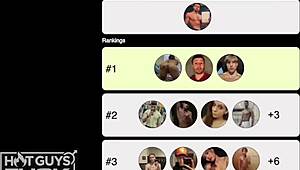 College couple shares passionate fuck in front of roommate.