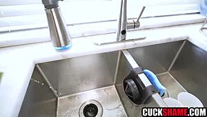 Angry Wife Cucks Husband With Poolboy