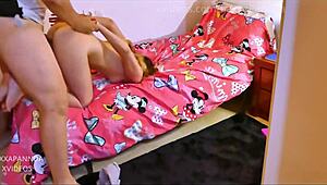 Blonde amateur explores deepthroat and doggystyle in homemade setting