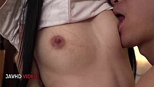 Steamy Asian student fucks teacher brutally in passionate scenes!