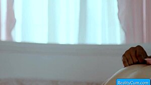 horny natural big tit redhead hottie sucking bbc and loving it deep inside her - skylar snow isiah maxwell