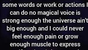 Do You Really Want Someone Loved More Than You My Loneliness Is A Kindness?