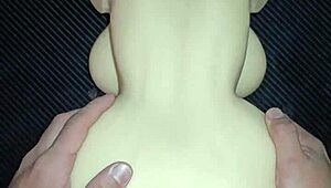 Sally begs for anal in doggy, I cum in her ass!