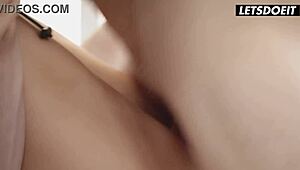 Asian babe Rae Lil Black gets seduced by a big dick stud. They have a hard romantic fuck on Whiteboxxx.